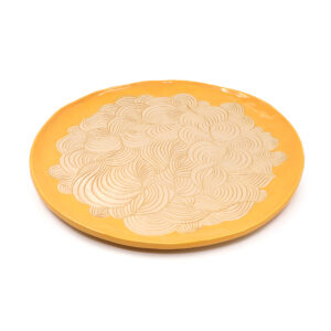 Yellow Ceramic Plate