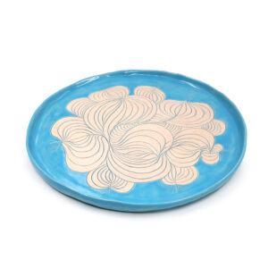 Turquoise Ceramic Plate